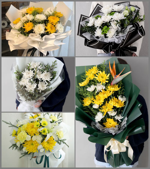 安徽蚌埠市怀远县双桥集镇白事花束代送